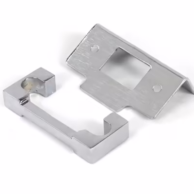 Polished Chrome 1/2" Rebate Kit for Heavy Duty Latch