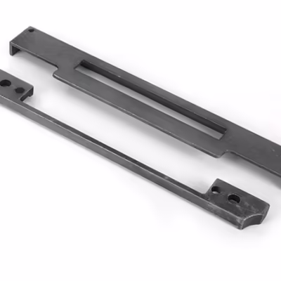 Pewter 1/2" Rebate Kit for Euro Din Sash Lock