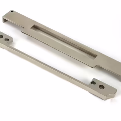 Polished Nickel 1/2" Rebate Kit for Euro Din Sash Lock