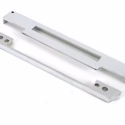 Polished Chrome 1/2" Rebate Kit for Euro Din Sash Lock