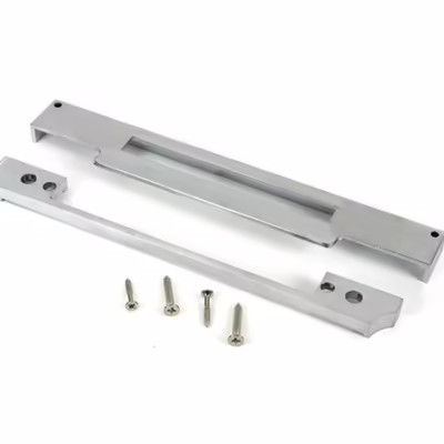 Satin Chrome 1/2" Rebate Kit for Euro Din Sash Lock - Image 3