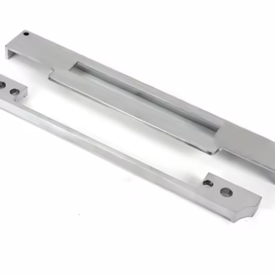 Satin Chrome 1/2" Rebate Kit for Euro Din Sash Lock