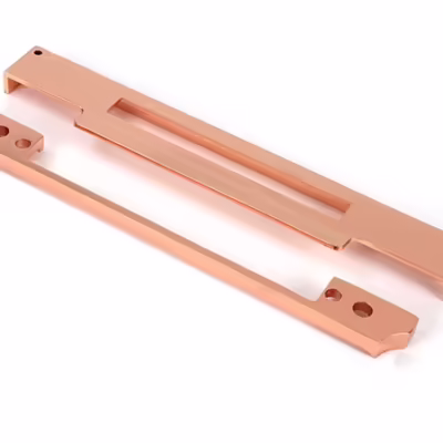 Polished Bronze 1/2" Rebate Kit for Euro Din Sash Lock