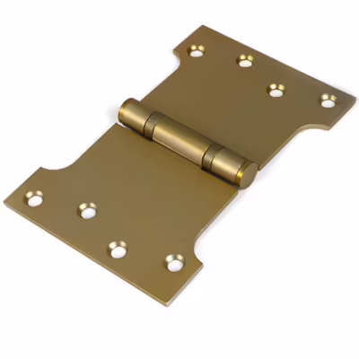 Satin Brass 4" x 4" x 6" Parliament Hinge (pair) ss