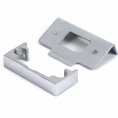 Polished Chrome 1/2" Rebate Kit for Tubular Mortice Latch