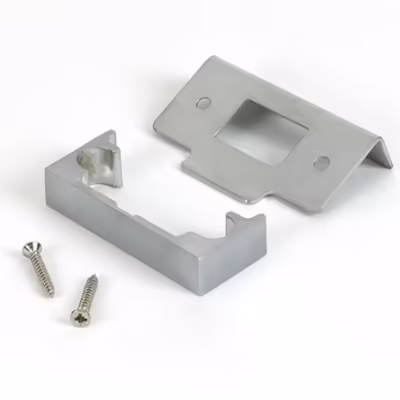 Satin Chrome 1/2" Rebate Kit for Tubular Mortice Latch - Image 3
