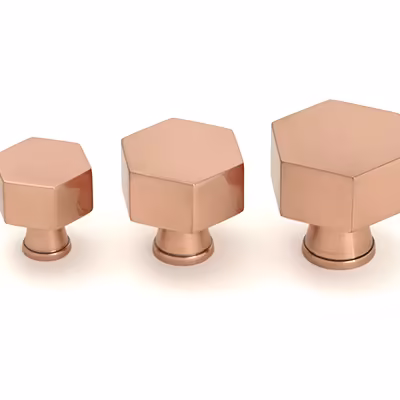 Polished Bronze Kahlo Cabinet Knob - 32mm - Image 6