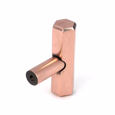 Polished Bronze Kahlo T-Bar - Image 5