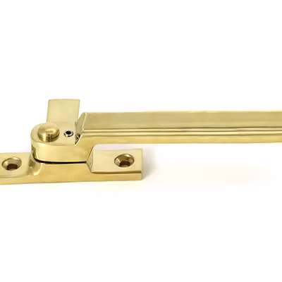 Polished Brass Locking Art Deco Fastener - LH - Image 4