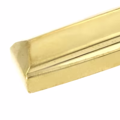 Polished Brass Locking Art Deco Fastener - LH - Image 5