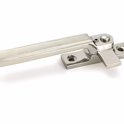 Polished Nickel Locking Art Deco Fastener - LH - Image 3