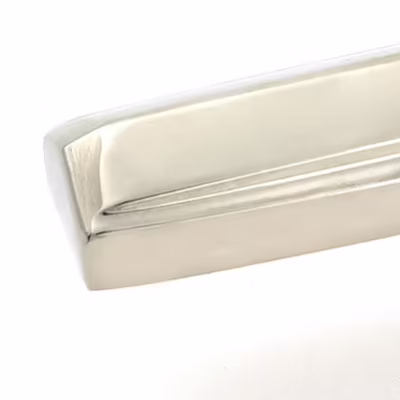 Polished Nickel Locking Art Deco Fastener - LH - Image 5