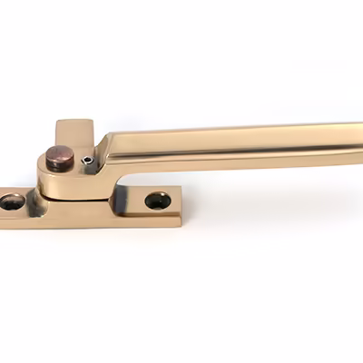 Polished Bronze Locking Art Deco Fastener - LH - Image 4