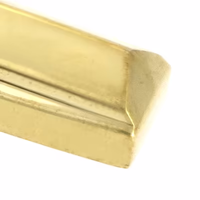 Polished Brass Locking Art Deco Fastener - RH - Image 5