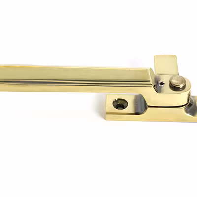 Aged Brass Locking Art Deco Fastener - RH - Image 4
