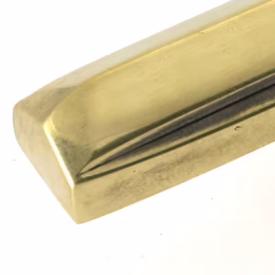 Aged Brass Locking Art Deco Fastener - RH - Image 5