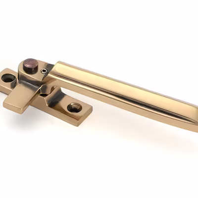 Polished Bronze Locking Art Deco Fastener - RH - Image 3