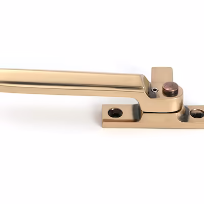 Polished Bronze Locking Art Deco Fastener - RH - Image 4