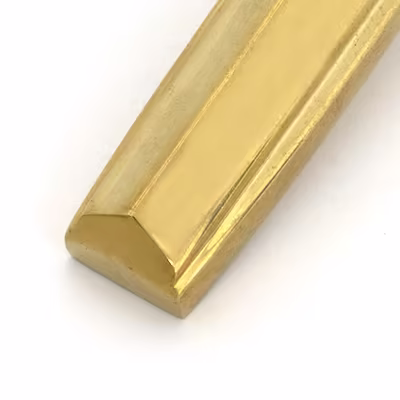 Polished Brass Night-Vent Locking Art Deco Fastener - Image 7