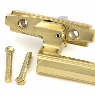 Polished Brass Art Deco Espag - LH - Image 4