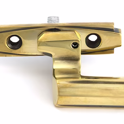 Aged Brass Art Deco Espag - LH - Image 6