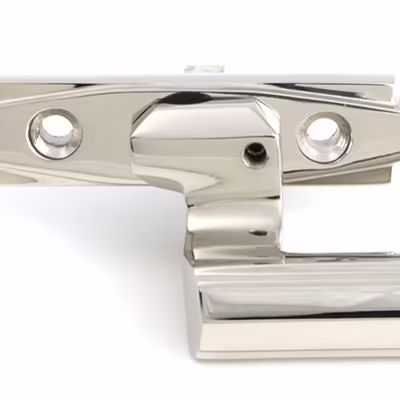 Polished Nickel Art Deco Espag - LH - Image 6