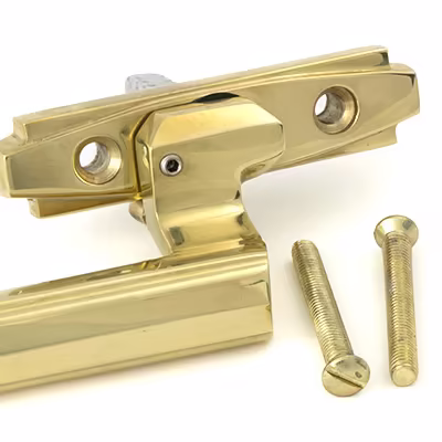 Polished Brass Art Deco Espag - RH - Image 4