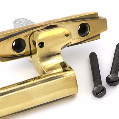 Aged Brass Art Deco Espag - RH - Image 4