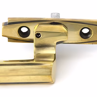 Aged Brass Art Deco Espag - RH - Image 6