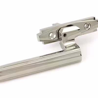 Polished Nickel Art Deco Espag - RH - Image 3