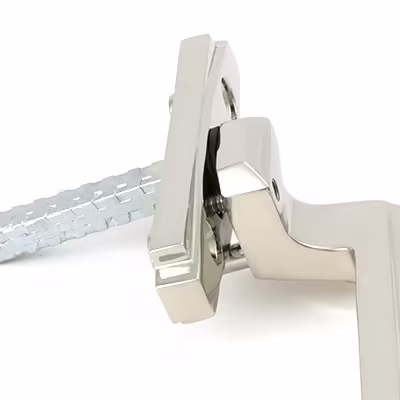 Polished Nickel Art Deco Espag - RH - Image 5