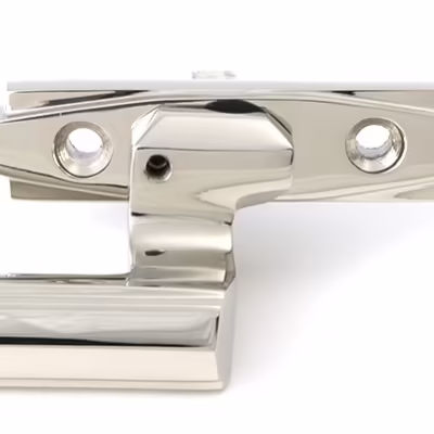 Polished Nickel Art Deco Espag - RH - Image 6
