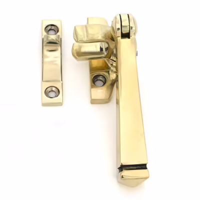Polished Brass Night-Vent Locking Avon Fastener (Steel Window) - Image 3
