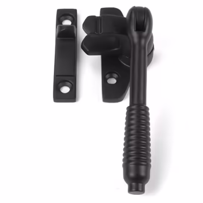 Aged Bronze Night-Vent Locking Reeded Fastener (Steel Window) - Image 3