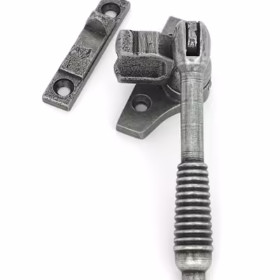 Pewter Night-Vent Locking Reeded Fastener (Steel Window)