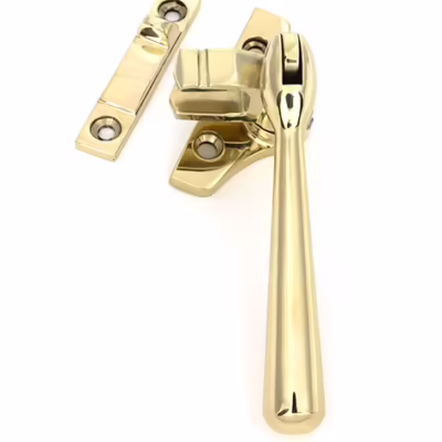 Polished Brass Night-Vent Locking Newbury Fastener (Steel Window)