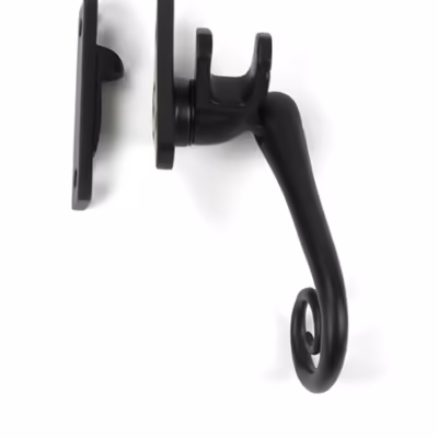 Aged Bronze Night-Vent Locking Monkeytail Fastener (Steel Window) - Image 4
