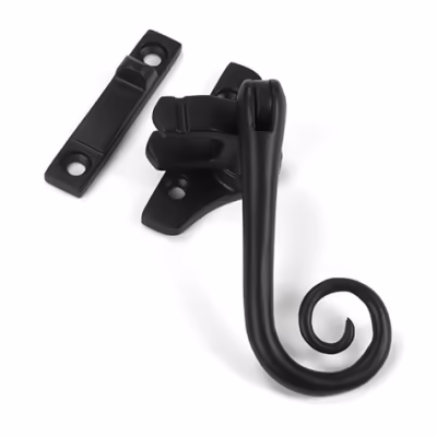 Aged Bronze Night-Vent Locking Monkeytail Fastener (Steel Window)