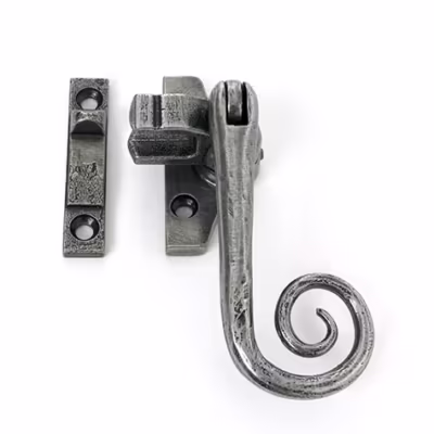 Pewter Night-Vent Locking Monkeytail Fastener (Steel Window) - Image 3
