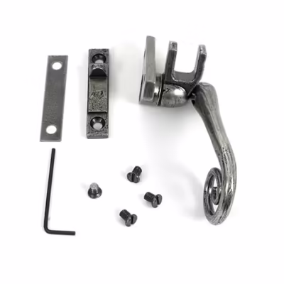 Pewter Night-Vent Locking Monkeytail Fastener (Steel Window) - Image 4