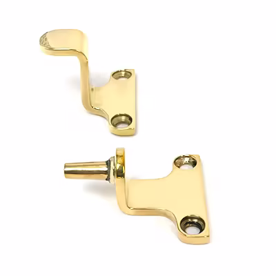 Polished Brass 8" Monkeytail Stay (Steel Window) - Image 5
