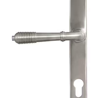 Satin Marine SS (316) Reeded Slimline Lever Espag. Lock Set - Image 3