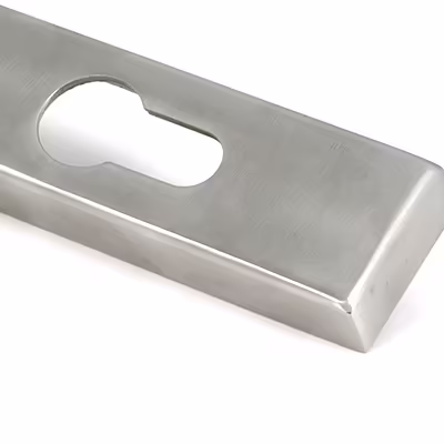 Satin Marine SS (316) Reeded Slimline Lever Espag. Lock Set - Image 7