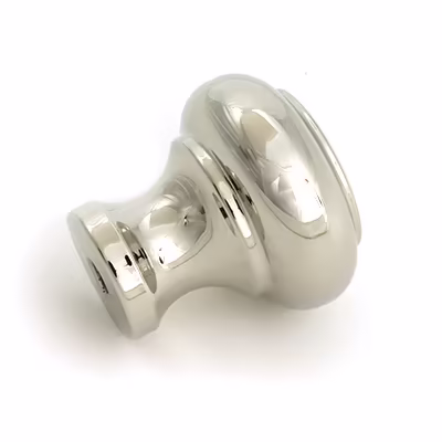 Polished Nickel Regency Cabinet Knob - Small - Image 4