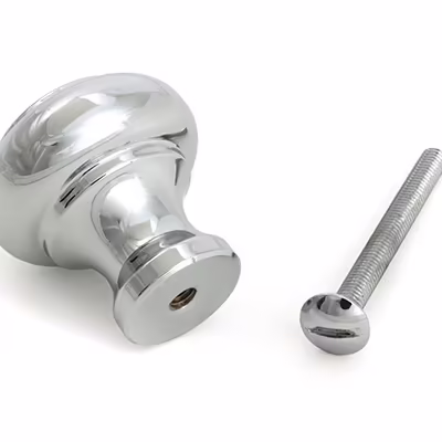 Polished Chrome Regency Cabinet Knob - Small - Image 5