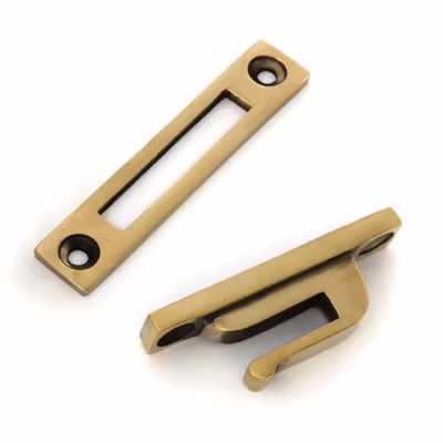 Aged Brass Locking Brompton Fastener - LH - Image 6
