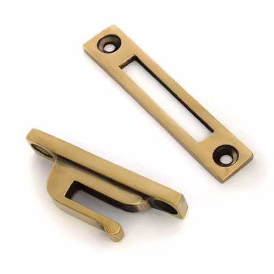 Aged Brass Locking Brompton Fastener - RH - Image 6