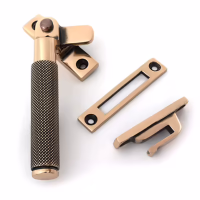 Polished Bronze Locking Brompton Fastener - LH - Image 1