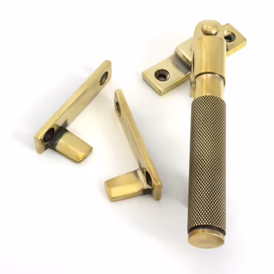 Aged Brass Night-Vent Locking Brompton Fastener - Image 3