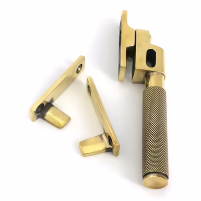 Aged Brass Night-Vent Locking Brompton Fastener - Image 4